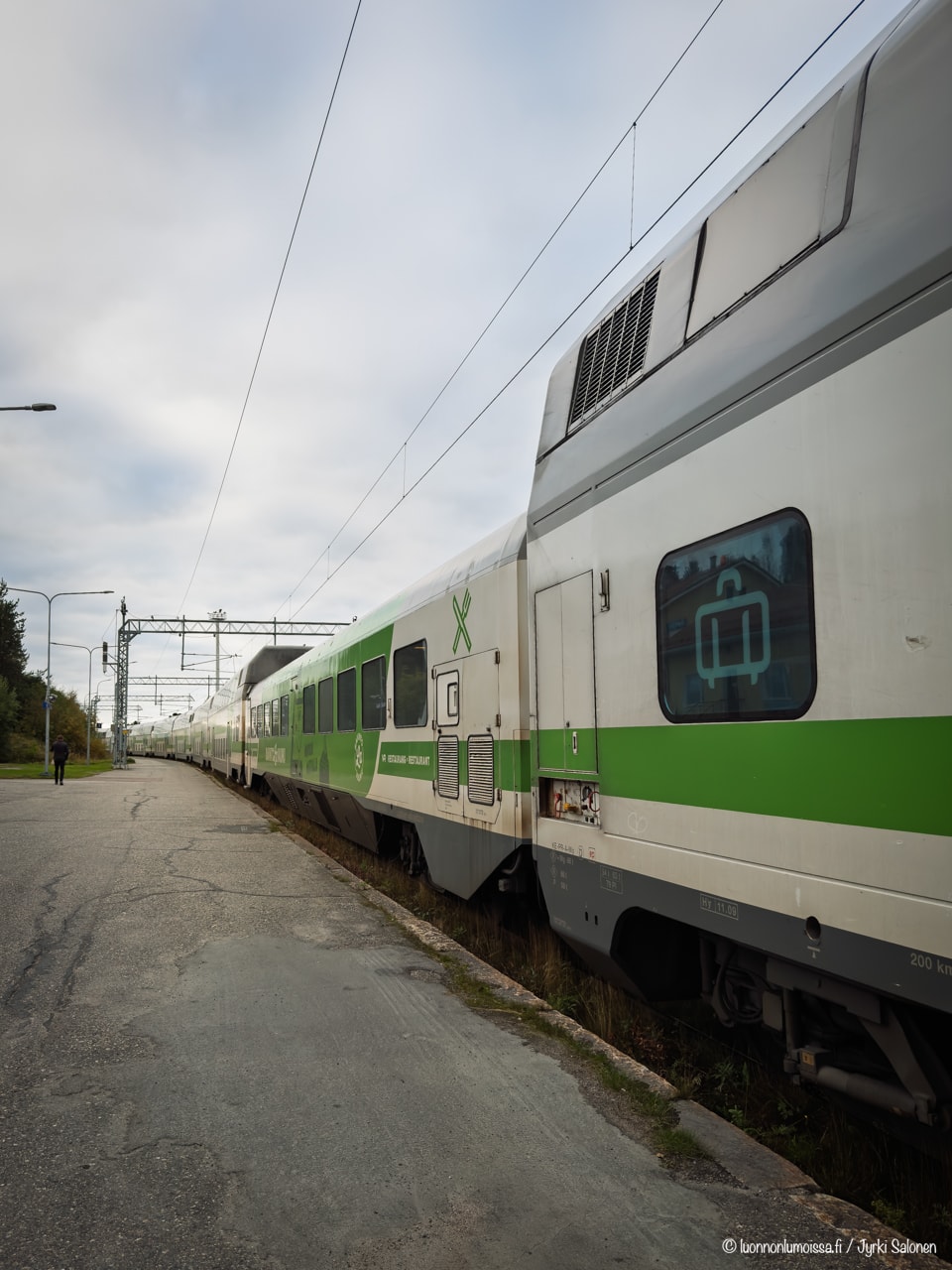 Autojuna Kemijärven asemalla